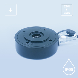 T201 TENSION LOAD CELL / DOUGHNUT-SHAPED / COMPACT / HIGH-PRECISION